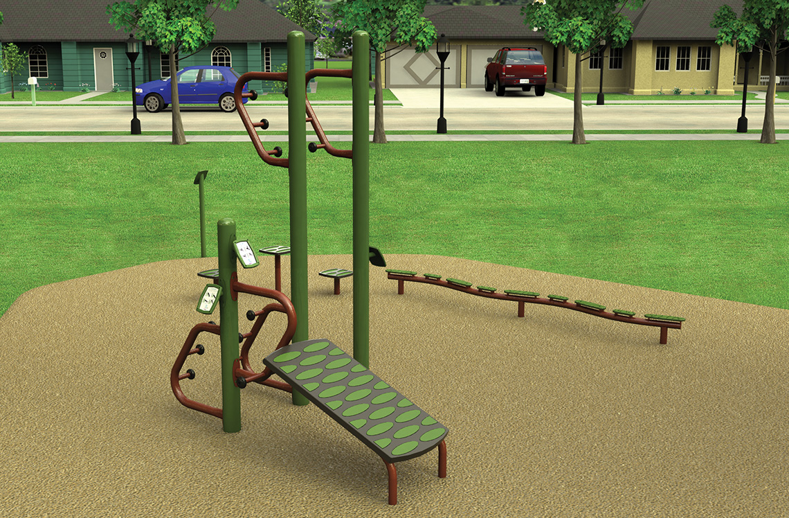 Innovative Playgrounds > Products > Outdoor Fitness Equipment